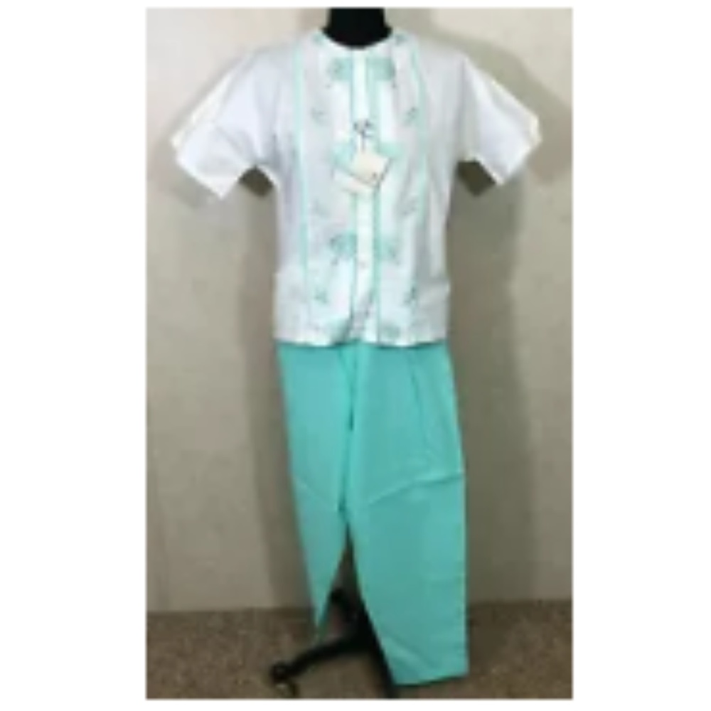 Weldon Vintage 2 Pc Set Lounge Pool Office Teal